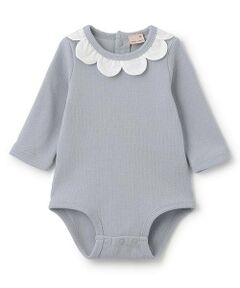 petit main / プティマイン ロンパース | スカラップ衿ロンパース