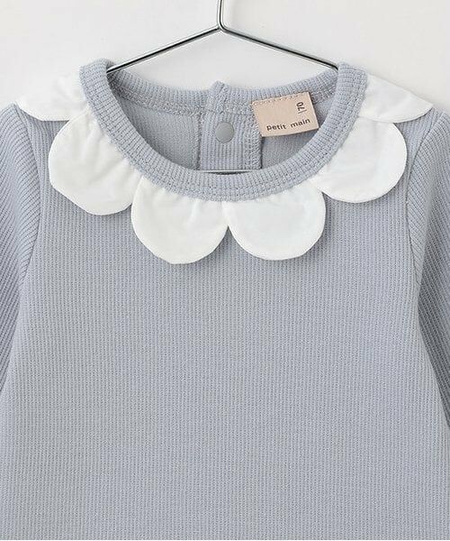 petit main / プティマイン ロンパース | スカラップ衿ロンパース | 詳細2