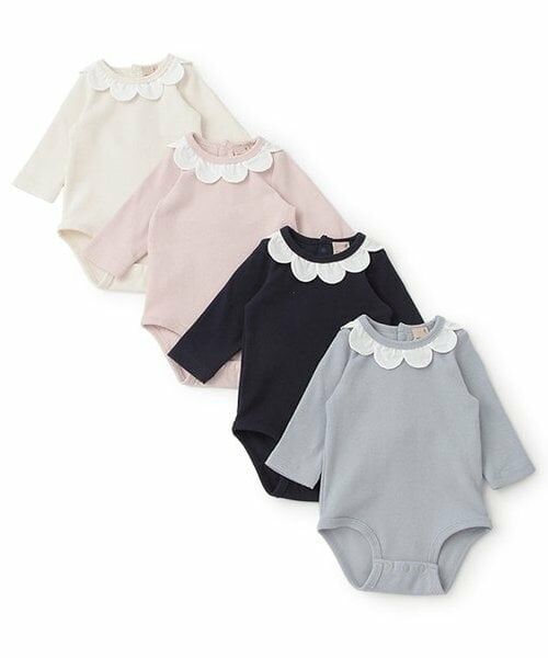 petit main / プティマイン ロンパース | スカラップ衿ロンパース | 詳細8