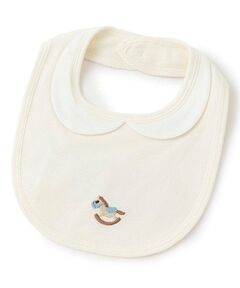 petit main / プティマイン スタイ・ビブ | 【防水】衿つきパイピングスタイ