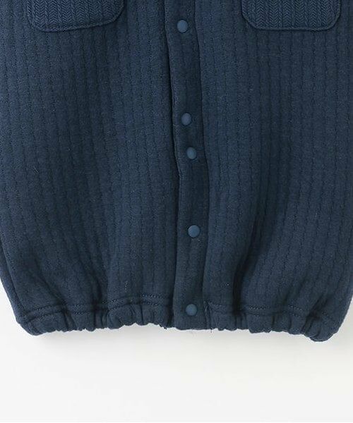 petit main / プティマイン ロンパース | ジャガード切替2WAYオール | 詳細7