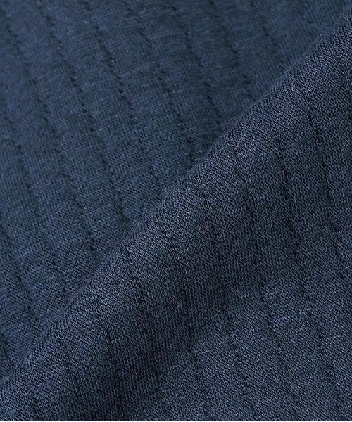 petit main / プティマイン ロンパース | ジャガード切替2WAYオール | 詳細8