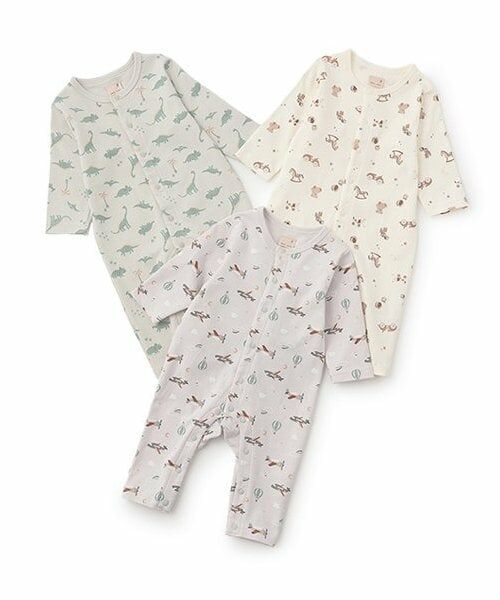 petit main / プティマイン ロンパース | BOYSアソートカバーオール | 詳細7