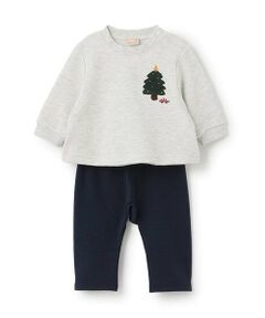 petit main / プティマイン ベビー・キッズウエア | 【リンク】サガラモチーフセットアップ(ベビー)