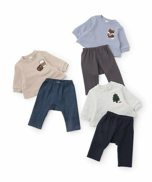 petit main / プティマイン ベビー・キッズウエア | 【リンク】サガラモチーフセットアップ(ベビー) | 詳細13