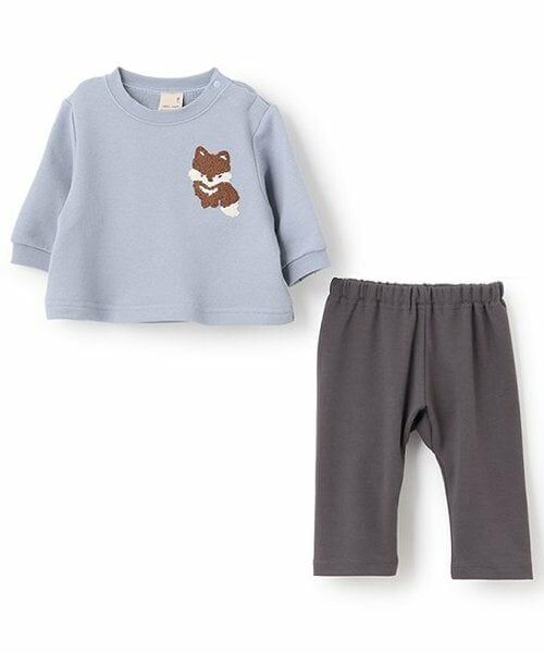 petit main / プティマイン ベビー・キッズウエア | 【リンク】サガラモチーフセットアップ(ベビー) | 詳細2