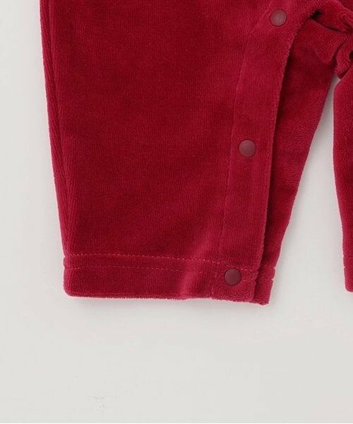 petit main / プティマイン ロンパース | Xmas なりきりサンタ帽付きカバーオール | 詳細5