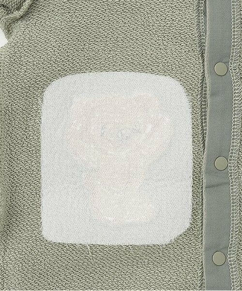 petit main / プティマイン ロンパース | クマアップリケ2WAYオール | 詳細5