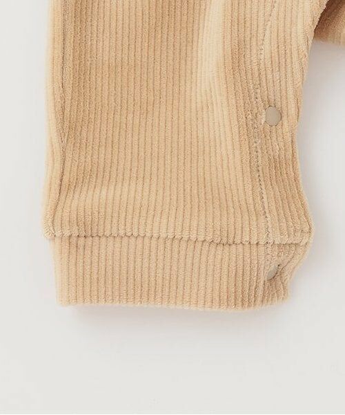 petit main / プティマイン ロンパース | クマアップリケサロペ風カバーオール | 詳細5