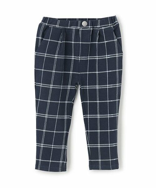 petit main / プティマイン その他パンツ | 【スマイルシリーズ】BOYSタックパンツ（インク ブルー）