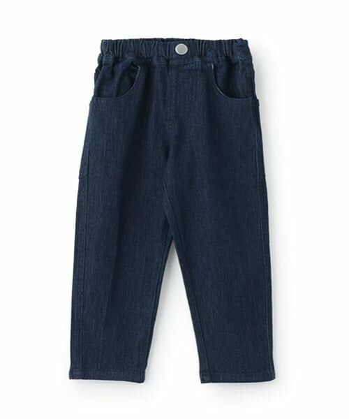 petit main / プティマイン その他パンツ | 【リンク】セミカーブストレッチパンツ(キッズ)（ブルー）