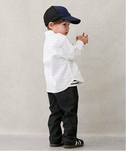 petit main / プティマイン その他パンツ | 【リンク】セミカーブストレッチパンツ(キッズ) | 詳細1