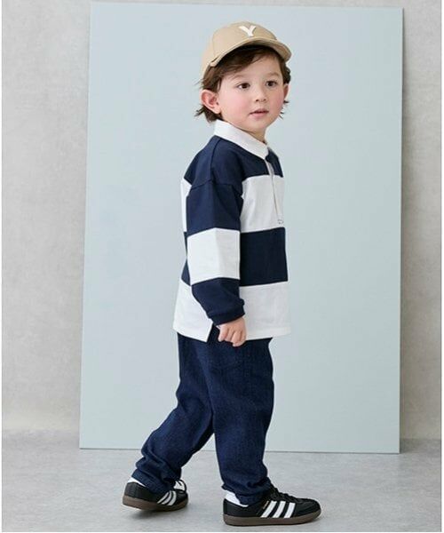 petit main / プティマイン その他パンツ | 【リンク】セミカーブストレッチパンツ(キッズ) | 詳細3