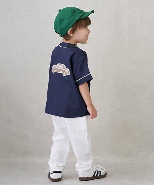 petit main / プティマイン その他パンツ | 【リンク】セミカーブストレッチパンツ(キッズ) | 詳細9