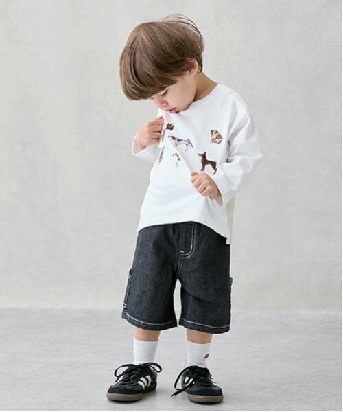 petit main / プティマイン ショート・ハーフ・半端丈パンツ | ペインターハーフパンツ | 詳細2