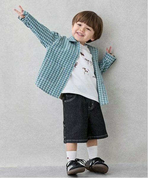 petit main / プティマイン ショート・ハーフ・半端丈パンツ | ペインターハーフパンツ | 詳細9