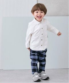 petit main / プティマイン その他パンツ | チェックストレッチパンツ