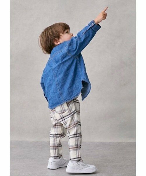 petit main / プティマイン その他パンツ | チェックストレッチパンツ | 詳細2