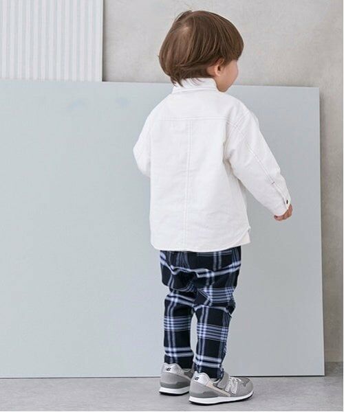 petit main / プティマイン その他パンツ | チェックストレッチパンツ | 詳細4