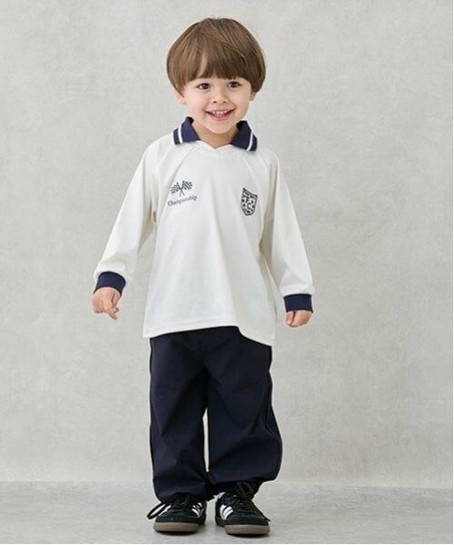 petit main / プティマイン その他パンツ | パラシュートパンツ（紺）