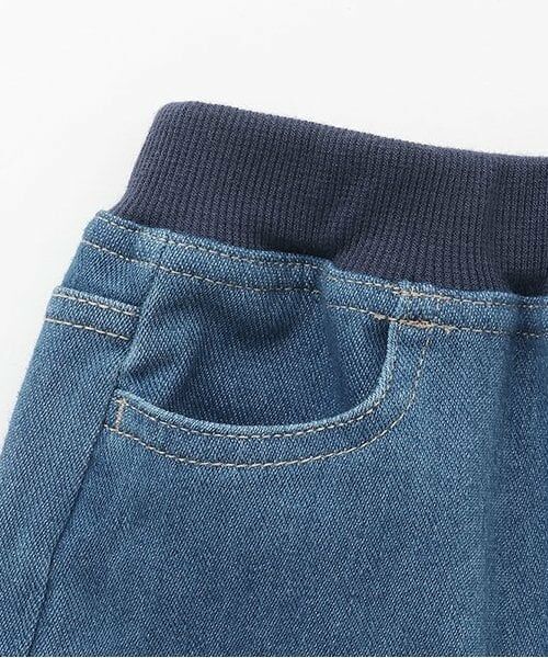 petit main / プティマイン その他パンツ | カットデニムストレートパンツ | 詳細3