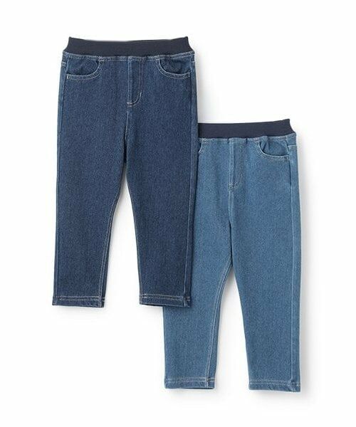 petit main / プティマイン その他パンツ | カットデニムストレートパンツ | 詳細7