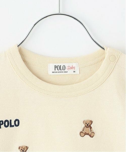 petit main / プティマイン Tシャツ | 【POLO BCS】くまロゴ刺しゅう長袖Tシャツ | 詳細8