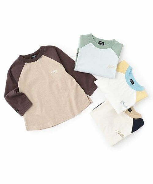 petit main / プティマイン Tシャツ | 【オーガニック】ラグランTシャツ | 詳細8