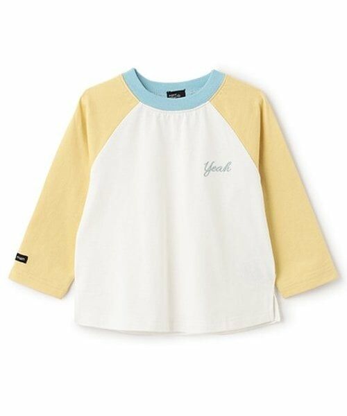 petit main / プティマイン Tシャツ | 【オーガニック】ラグランTシャツ(クリーム)