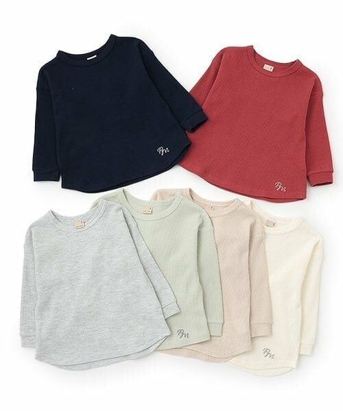 petit main / プティマイン Tシャツ | 【GOODPRICE】ワッフル長袖Tシャツ | 詳細6