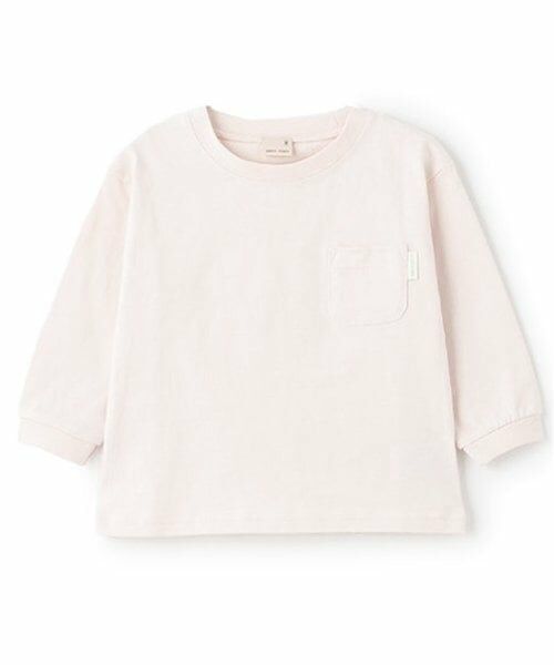 petit main / プティマイン Tシャツ | 【GOODPRICE】無地長袖Tシャツ（ライト ピンク）