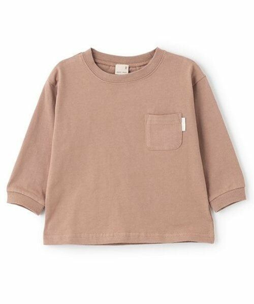 petit main / プティマイン Tシャツ | 【GOODPRICE】無地長袖Tシャツ（キャメル）