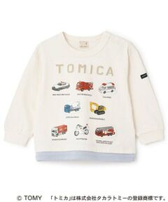 petit main / プティマイン Tシャツ | 【TOMICA】車集合長袖Tシャツ