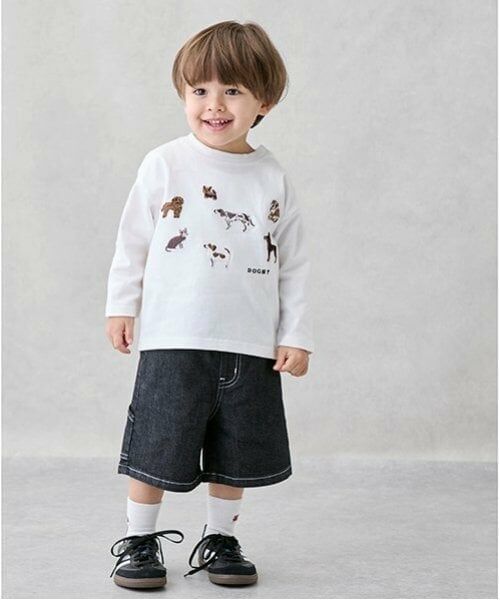 petit main / プティマイン Tシャツ | DOGS 長袖Tシャツ | 詳細4