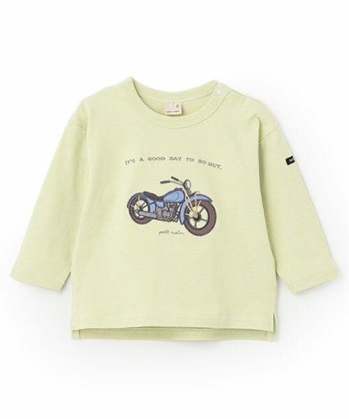 petit main / プティマイン Tシャツ | 乗り物アップリケ長袖Tシャツ | 詳細14