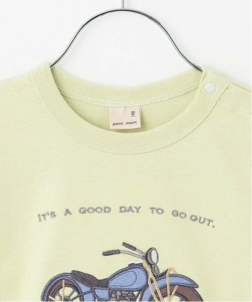 petit main / プティマイン Tシャツ | 乗り物アップリケ長袖Tシャツ | 詳細16