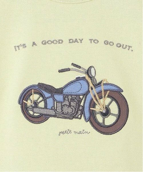 petit main / プティマイン Tシャツ | 乗り物アップリケ長袖Tシャツ | 詳細19