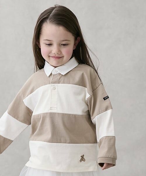 petit main / プティマイン Tシャツ | ラガー長袖Tシャツ | 詳細1