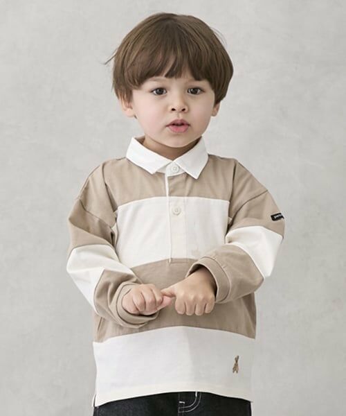 petit main / プティマイン Tシャツ | ラガー長袖Tシャツ | 詳細6