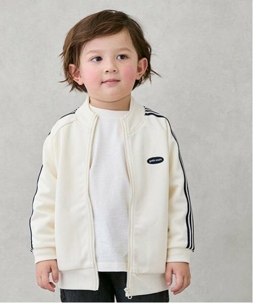petit main / プティマイン ブルゾン | トラックジャケット（オフ ホワイト）