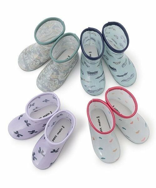 petit main / プティマイン レインシューズ | 総柄レインブーツ | 詳細10