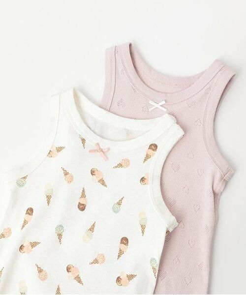 petit main / プティマイン その他インナー・ルームウェア | 【弱酸性】タンク肌着2P | 詳細4