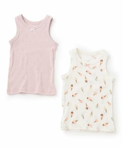 petit main / プティマイン その他インナー・ルームウェア | 【弱酸性】タンク肌着2P（ラベンダー）