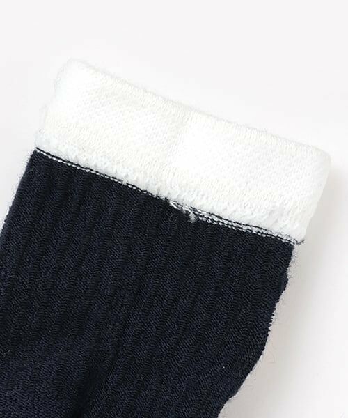 petit main / プティマイン ソックス | くま・ラインクルーソックス2P | 詳細3