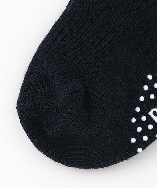 petit main / プティマイン ソックス | くま・ラインクルーソックス2P | 詳細4