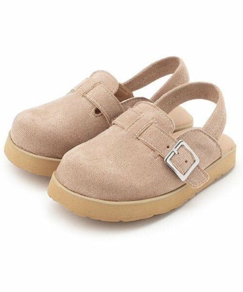 petit main / プティマイン サンダル | クロッグシューズ（ベージュ）