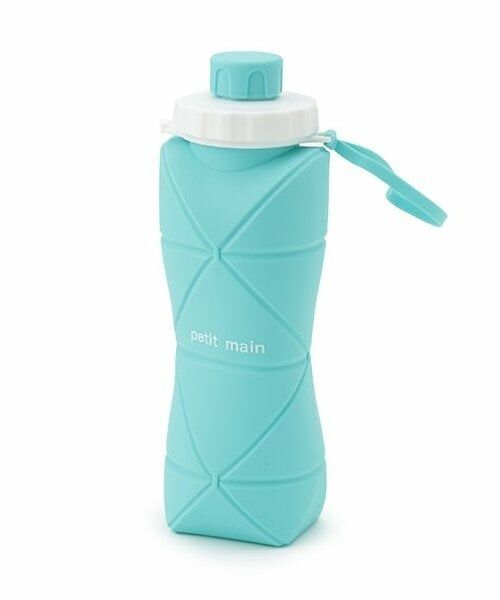 petit main / プティマイン 食器 | おりたたみシリコンボトル（ブルー）