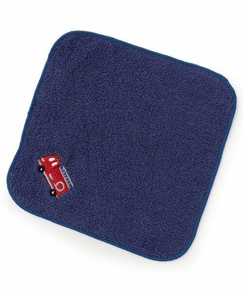 petit main / プティマイン ハンカチ | アソートハンカチ（紺）