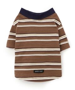 petit main / プティマイン ペットグッズ | 【リンク】【DOG】（防汚加工）マルチボーダーT