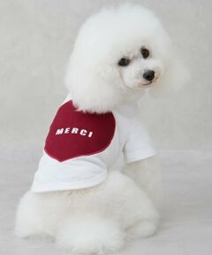 petit main / プティマイン ペットグッズ | 【リンク】【DOG】（防汚加工）背中ハートT